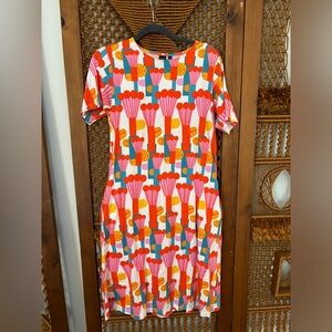 Marimekko x Uniqlo midi jersey dress